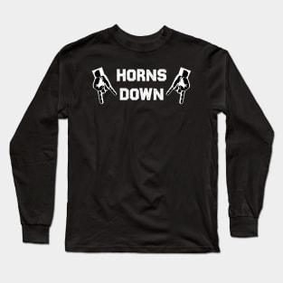 Horns Down Long Sleeve T-Shirt